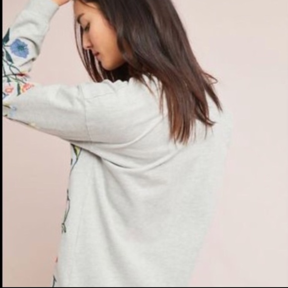 Anthropologie Sundry Embroidered Sweatshirt - Picture 3 of 8